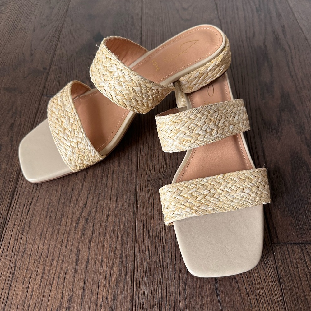 Joie Natural Woven Sandals